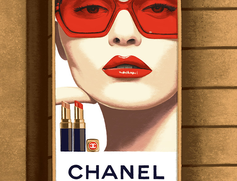 Chanel advert detail