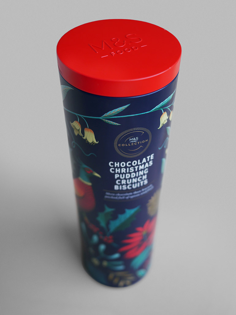 Marks & Spencer Collection Christmas Biscuit Tin